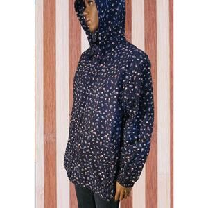 Vintage Northern Reflections Floral Rain Jacket hooded size M